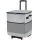 Misopily 40 qt. Collapsible Soft-Side Rolling Cooler Insulated Bag with Wheels and Handle for Camping Beach and Picnics
