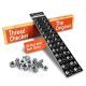 Identibolt 20 in Thread Gauge with SAE and Metric Thread Gauge-Nut and Bolt Identifier-from 6 to 1/2 in. 4mm to 14mm