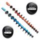 Identibolt Flex 8. 5 in. Portable Nut and Bolt Thread Gauge-Imperial and Metric Threads-Measure & Mount Almost Anywhere