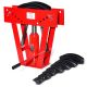 SKYSHALO 16 Ton Manual Hydraulic Pipe Bender with 8 Dies (1/2 in.-3 in. ) & Adjustable Rollers for Piping Railing Construction