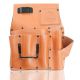 Graintex 7-Pocket Cognac Top Grain Leather Left Handed Drywall Pouch