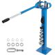 SKYSHALO YP-38 Metal Bender with Floor Stand, 7 Dies for Bending Flat Bar and Square Rods, Heavy Duty, 1 in. to 3 in. Pipe Bender