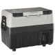 SKYSHALO Refrigerator Capacity 4.34 cu. ft. Car Refrigerator Outdoor Refrigerator with Wheels in Black, Dual Zone