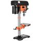 SKYSHALO Benchtop Drill Press, Variable Speed Cast Iron Bench Drill Press, 12 in. Swing Distance Worktable for Wood, Multi-Tool