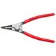 KNIPEX Retaining Snap Ring Pliers 6.75 in. for Retaining Rings on Shafts