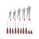 Milwaukee Torque Lock Locking Pliers Kit with Combination Screwdriver Set (15-Piece)