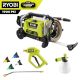 RYOBI 1900 PSI 1.2 GPM Cold Water Wheeled Corded Electric Pressure Washer with Premium Foam Blaster & Automotive Accessory Kit