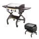 HALO Elite3B 3-Burner 6-Zone Propane 28 in. Griddle Flat Top Grill in Black with Cover