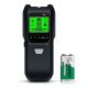 5 in 1 Electronic Stud Finder Wall Scanner with Upgraded Smart Sensor Audio Alarm HD LCD Frosted Black