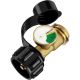 Lukvuzo Universal Propane Tank Gauge Level Indicator for 5-20LB Tanks with QCC1 Connection for RV Camper Grill Stove Heater