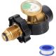 Lukvuzo Propane Tank Gauge Level Indicator Leak Detector Universal for RV Camper BBQ Gas Grill Heater Qcc1 Type1 Connection
