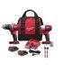 Milwaukee M18 18V Lithium-Ion Cordless Drill/Impact Driver Combo Kit (2-Tool) W/ 2 Batteries, Charger & Magnetic Nut Driver Set