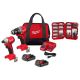 Milwaukee M18 18V Lith-Ion Brushless Cordless Drill/Impact Combo Kit (2-Tool) w/(2) 2.0 Ah Batteries, Charger, Bag, & Bit Set