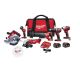 Milwaukee M18 18V Lithium-Ion Cordless Combo Kit (6-Tool) with Two 3.0 Ah Batteries, 1 Charger, 1 Tool Bag & 6-1/2 in Blade
