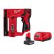 Milwaukee M12 12-Volt Lithium-Ion Cordless 3/8 in. Crown Stapler with HIGH OUTPUT XC5. 0 Starter Kit