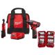 Milwaukee M12 12V Lithium-Ion Cordless 3/8 in. Ratchet and Screwdriver Combo Kit (2-Tool) with Battery, Bit Set, Charger, Tool Bag