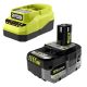 RYOBI ONE+ 18V Lithium-Ion HIGH PERFORMANCE Starter Kit with 4.0 Ah Battery and Charger