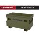 Husky 48 in. W x 24 in. D x 27.6 in. H Matte Army Green Steel Jobsite Box