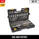 GEARWRENCH 1/4 in. and 3/8 in. Drive 72-Tooth 6-Point Professional Tool Set (168-Piece)