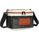 6.4 qt. Cooler Foldable Leakproof Insulated Lunch Bag-Thermally Insulated with Shoulder Strap for Women, Men, White