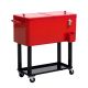 68 qt. Rolling Cooler Bins Ice Chest on Wheels Outdoor