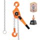 SKYSHALO Manual Lever Chain Hoist, 3T 6600 lbs. Capacity Heavy Duty Come Along, 10 ft. Lift G80 Alloy Steel Chain for Warehouse
