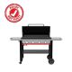 Weber Slate Rust-Resistant Griddle 4-Burner Liquid Propane Gas 36 in. Flat Top Grill in Black with Open Cart