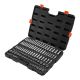 SKYSHALO Socket Set, 3/8 in. Drive Socket Tool Set, Mechanic Tool Kit with Storage Case for Repair, 104 Pieces 2025 Update