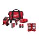 Milwaukee M12 12V Lithium-Ion Cordless Combo Kit (4-Tool) with SHOCKWAVE Impact Set
