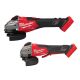 Milwaukee M18 FUEL 18V Lith-Ion Brushless Cordless 4-1/2 in. /6 in. Braking Grinder w/ Slide Switch and Grinder w/ Paddle Switch