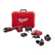 Milwaukee M18 18V Short Throw PEX Press Tool Kit w/ (3) Viega PureFlow Jaws, (2) 2. 0Ah Batteries & Charger with Jobsite Ear Buds