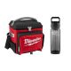Milwaukee 21 qt. Soft Sided Jobsite Lunch Cooler with PACKOUT 25 Oz. Red Plastic Bottle with Chug Lid