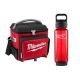 Milwaukee 21 qt. Soft Sided Jobsite Lunch Cooler with PACKOUT 48 Oz. Black Plastic Bottle with Chug Lid