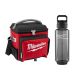Milwaukee 21 qt. Soft Sided Jobsite Lunch Cooler with PACKOUT 48 Oz. Red Plastic Bottle with Chug Lid