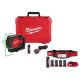 Milwaukee Green 100 ft. Cross Line Rechargable Laser Level with REDLITHIUM USB Battery, Charger, and 600 Lumen LED Headlamp