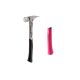 Milwaukee 14 oz. TiBone Smooth Face with Curved Handle with Pink Replacement Grip 2 Piece
