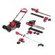 Milwaukee M18 FUEL Brushless Cordless 21 in Dual Battery Self-Propelled Mower w/ String Trimmer, Hedge Trimmer, Chainsaw