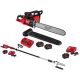 Milwaukee M18 FUEL 18V Brushless Cordless 20 in. Dual Battery Chainsaw Kit w/ M18 Telescoping Pole Saw, M18 FORGE Starter Kit