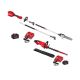 Milwaukee M18 Fuel 18V 10 in. Brushless Cordless Battery Pole Saw Kit Quik-Lok Attachment, 8.0 Forge Battery, M18 Hedge Trimmer
