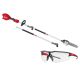 Milwaukee M18 FUEL 18V 10 in Brushless Cordless Battery Pole Saw with QUIK-LOK Attachment Capability (Tool-Only) w/ Safety Glasses