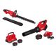 Milwaukee M18 FUEL 18V 24 in. Brushless Cordless Battery Powered Hedge Trimmer w/ Blower Kit, (2) 12.0 AH FORGE Battery, Charger
