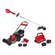 Milwaukee M18 FUEL 18V 16 in. Brushless Cordless Straight Shaft String Trimmer w/ Mower Kit, (2) 12.0 AH FORGE Battery, Charger
