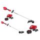 Milwaukee M18 FUEL 18V 16 in. Brushless Cordless Straight Shaft String Trimmer w/ M18 Edger, (2) 12.0 AH FORGE Battery, Charger