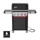 Weber Spirit Smart EX-425C 4-Burner Natural Gas Grill in Black with Wi-Fi Enabled Digital Thermometer