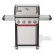 Weber Spirit S-425C 4-Burner Liquid Propane Gas Grill in Stainless Steel with Sear Zone