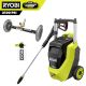 RYOBI 2100 PSI 1.2 GPM Cold Water Corded Electric Pressure Washer with Water Broom