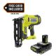 RYOBI ONE+ 18V AirStrike 16-Gauge Cordless Finish Nailer with FREE 2.0 Ah HIGH PERFORMANCE Battery