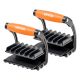 VEVOR Plywood Carrier, Nylon Clamps, Nitrile Rubber Pads, Steel Handle, Rubber Grip, Hand Tool, Set, (2-Piece)