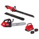 Milwaukee M18 FUEL 18V 30 in. Brushless Cordless Battery Hedge Trimmer w/ M18 Top Handle Chainsaw, M18 FORGE 12.0 Ah Starter Kit