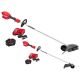 Milwaukee M18 FUEL 18V 8 in. Brushless Cordless Battery Straight Shaft Lawn Edger Kit w/ M18 16 in. Straight Shaft Trimmer Kit
